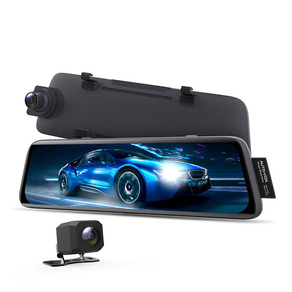 V5 1080P Rear View Mirror Dual Dash Cam with GPS for Cars – AUTO-VOX