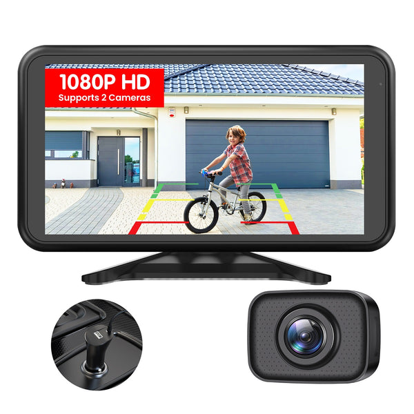 W12 1080P Wireless Backup Camera with 5" Monitor and Dual Camera Support